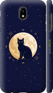3D пластиковый матовый чехол Cute Cat Celestial/Witchy для Samsung Galaxy J5 J530 (2017) - 6787m-795 изображение 