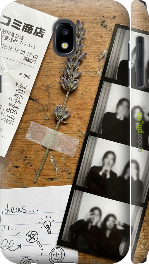 3D пластиковий матовий чехол Aesthetic Scrapbook Collage для Samsung Galaxy J5 J530 (2017) - 6773m-795 изображение 