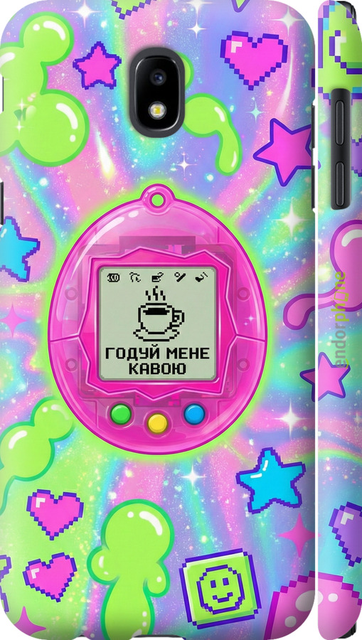 3D пластиковый глянцевый чехол Y2K Aesthetic Retro Pet: Годуй мене кавою для Samsung Galaxy J5 J530 (2017) - 6784c-795 изображение 