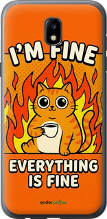 Силіконовий чохол 'Funny Cat' для Samsung Galaxy J5 J530 (2017) зображення 3