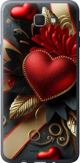 2D пластиковый чехол Сердечки v2 для Samsung Galaxy J5 Prime - 5832t-465 изображение 