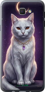 Силіконовий чехол Mystic White Cat Gothic Dark Purple Gold для Samsung Galaxy J5 Prime - 6805u-465 изображение 