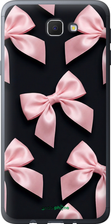 2D пластиковый чехол Coquette Ribbons Dark Coquette для Samsung Galaxy J5 Prime - 6767t-465 изображение 
