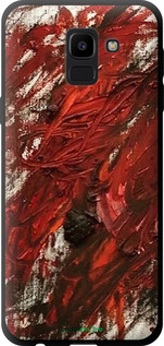TPU чехол Абстрактна композиція в червоних тонах для Samsung Galaxy J6 2018 - 6541b-1486 изображение 
