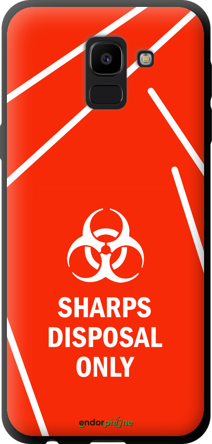 TPU чехол biohazard 27 для Samsung Galaxy J6 2018 - 4843b-1486 изображение 