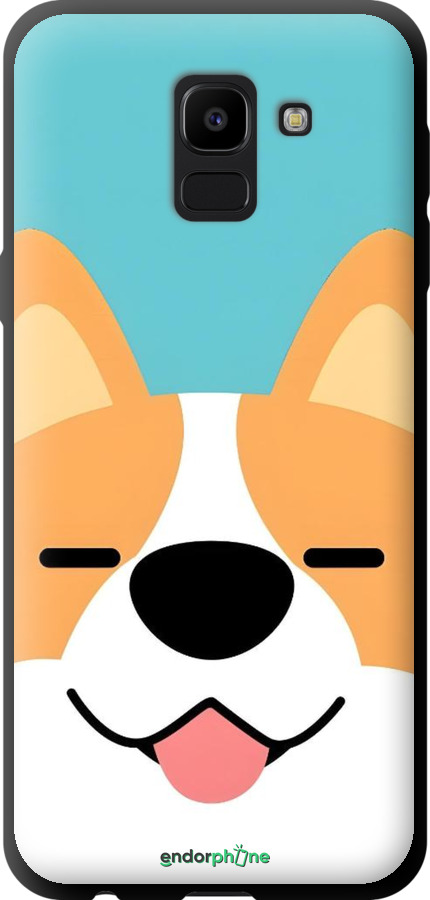 TPU чехол Корги для Samsung Galaxy J6 2018 - 6280b-1486 изображение 