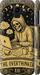 3D пластиковый матовый чехол The Overthinker для Samsung Galaxy J6 2018 - 6774m-1486 изображение 