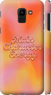 3D пластиковый матовый чехол 'Aura Gradient Main Character Energy Aesthetic Y2K' для Samsung Galaxy J6 2018 изображение 9