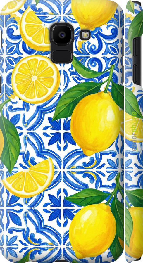 3D пластиковый матовый чехол Grocery Girl Italian Summer для Samsung Galaxy J6 2018 - 6766m-1486 изображение 