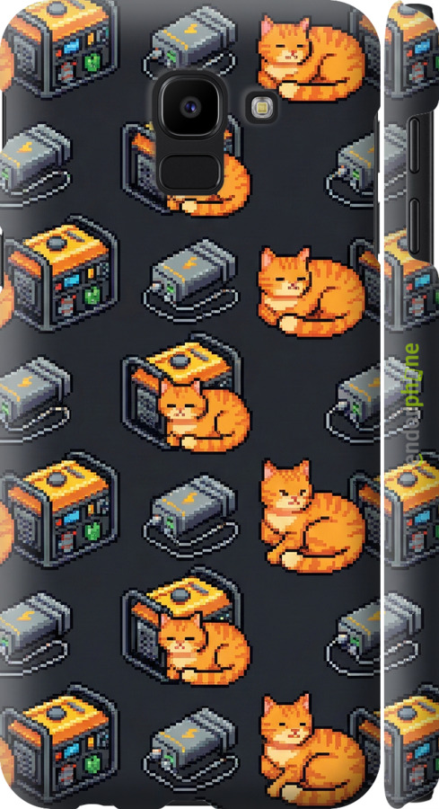 3D пластиковый матовый чехол Autonomous Zone для Samsung Galaxy J6 2018 - 6771m-1486 изображение 