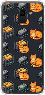 Силикон с усиленными углами чехол Autonomous Zone для Samsung Galaxy J6 2018 - 6771sp-1486 изображение 