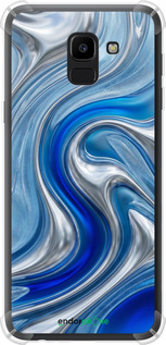 Силикон с усиленными углами чехол Liquid Chrome для Samsung Galaxy J6 2018 - 6781sp-1486 изображение 
