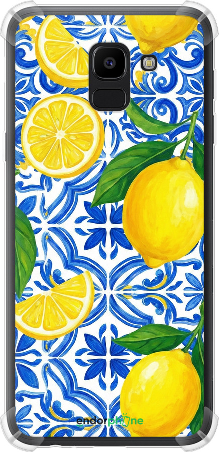 Силіконовий протиударний с посиленими кутами чехол Grocery Girl Italian Summer для Samsung Galaxy J6 2018 - 6766sp-1486 изображение 