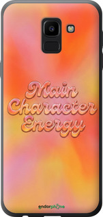 2D пластиковый чехол 'Aura Gradient Main Character Energy Aesthetic Y2K' для Samsung Galaxy J6 2018 изображение 3