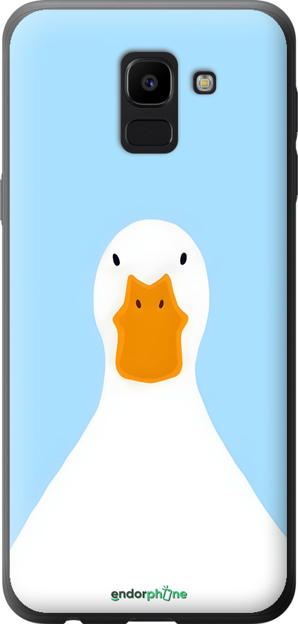 Силіконовий чехол Гусак для Samsung Galaxy J6 2018 - 6350u-1486 изображение 