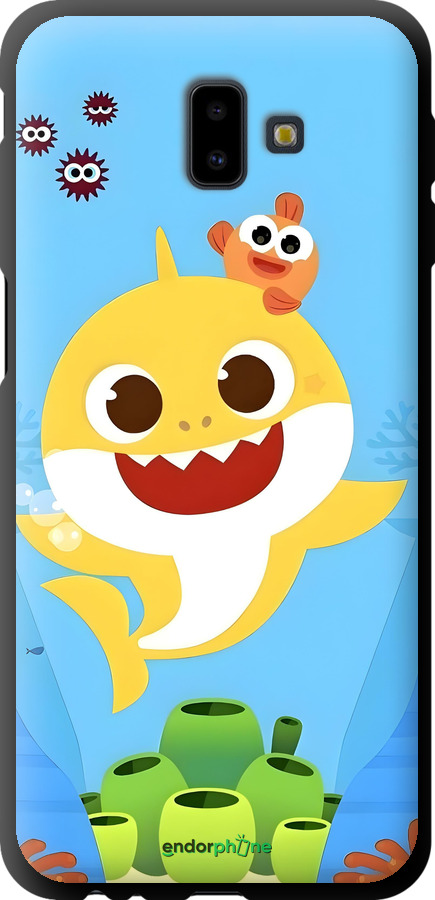 TPU чехол Бейби Шарк для Samsung Galaxy J6 Plus 2018 - 6303b-1586 изображение 