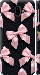 3D пластиковий матовий чехол Coquette Ribbons Dark Coquette для Samsung Galaxy J6 Plus 2018 - 6767m-1586 изображение 