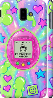3D пластиковый матовый чехол 'Y2K Aesthetic Retro Pet: Годуй мене кавою' для Samsung Galaxy J6 Plus 2018 изображение 7