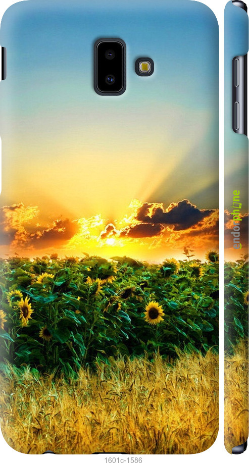 

3D пластиковий матовий чохол "Україна" для Samsung Galaxy J6 Plus 2018