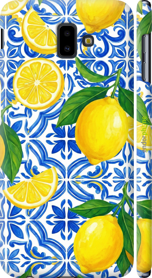 3D пластиковый матовый чехол Grocery Girl Italian Summer для Samsung Galaxy J6 Plus 2018 - 6766m-1586 изображение 