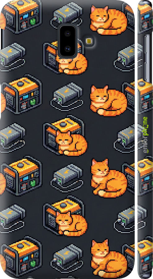 3D пластиковый матовый чехол Autonomous Zone для Samsung Galaxy J6 Plus 2018 - 6771m-1586 изображение 