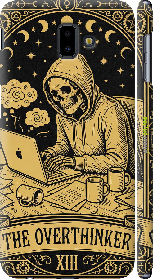 3D пластиковий матовий чехол The Overthinker для Samsung Galaxy J6 Plus 2018 - 6774m-1586 изображение 