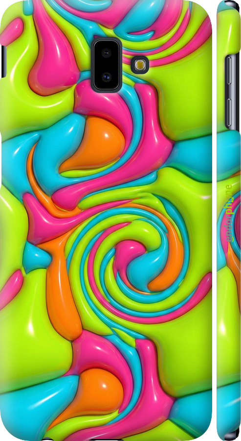3D пластиковый матовый чехол Y2K Jelly Dream для Samsung Galaxy J6 Plus 2018 - 6780m-1586 изображение 