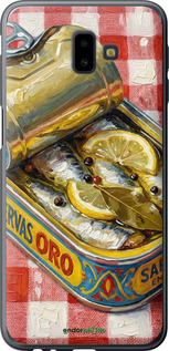 2D пластиковый чехол Vintage Sardine Tin Phone для Samsung Galaxy J6 Plus 2018 - 6772t-1586 изображение 
