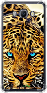 Силіконовий протиударний с посиленими кутами чехол Леопард для Samsung Galaxy J7 (2016) J710F - 6611sp-263 изображение 