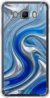 Силикон с усиленными углами чехол Liquid Chrome для Samsung Galaxy J7 (2016) J710F - 6781sp-263 изображение 