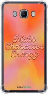 Силикон с усиленными углами чехол Aura Gradient Main Character Energy Aesthetic Y2K для Samsung Galaxy J7 (2016) J710F - 6783sp-263 изображение 