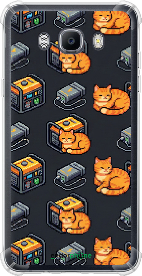 Силикон с усиленными углами чехол Autonomous Zone для Samsung Galaxy J7 (2016) J710F - 6771sp-263 изображение 