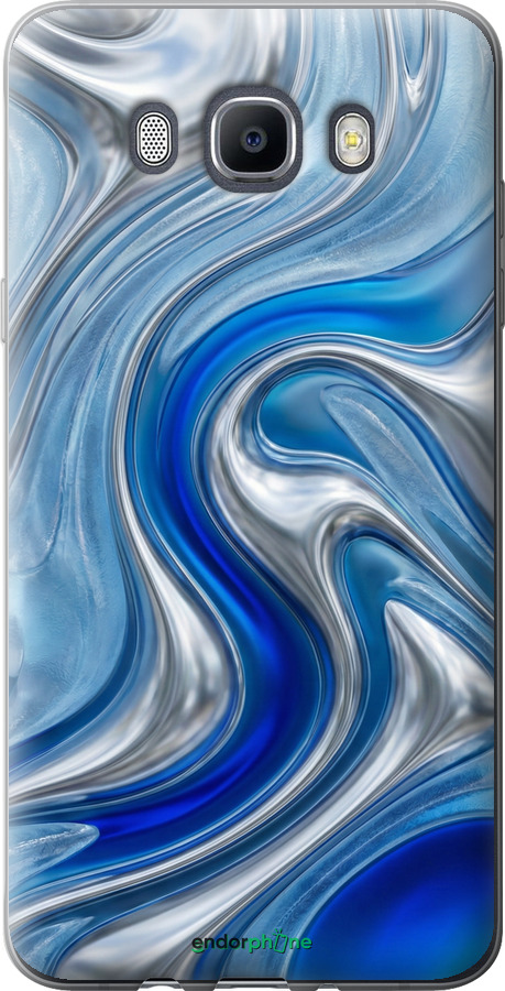 Силиконовый чехол Liquid Chrome для Samsung Galaxy J7 (2016) J710F - 6781u-263 изображение 