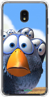 Силикон с усиленными углами чехол Angry Birds для Samsung Galaxy J7 2018 - 6008sp-1502 изображение 