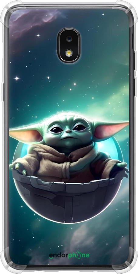 Силикон с усиленными углами чехол Малышь йода для Samsung Galaxy J7 2018 - 6294sp-1502 изображение 