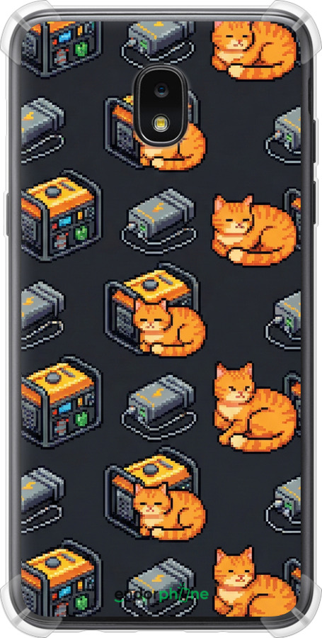 Силіконовий протиударний с посиленими кутами чехол Autonomous Zone для Samsung Galaxy J7 2018 - 6771sp-1502 изображение 