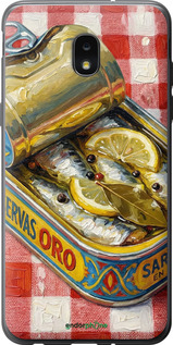 Силиконовый чехол Vintage Sardine Tin Phone для Samsung Galaxy J7 2018 - 6772u-1502 изображение 