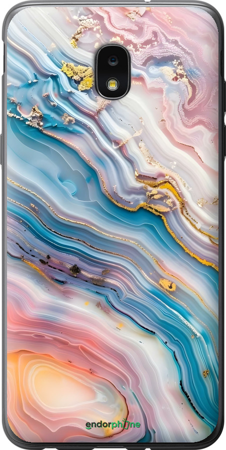 Силіконовий чехол Мрамор красивый для Samsung Galaxy J7 2018 - 6376u-1502 изображение 