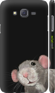 3D пластиковый матовый чехол The Peeking Rat для Samsung Galaxy J7 J700H - 6442m-101 изображение 