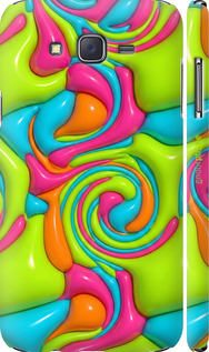 3D пластиковый матовый чехол Y2K Jelly Dream для Samsung Galaxy J7 J700H - 6780m-101 изображение 