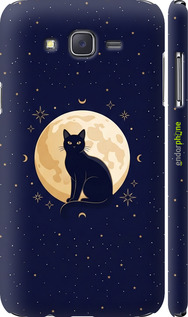 3D пластиковый матовый чехол 'Cute Cat Celestial/Witchy' для Samsung Galaxy J7 J700H изображение 5