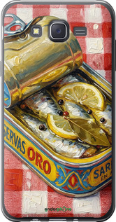 2D пластиковый чехол Vintage Sardine Tin Phone для Samsung Galaxy J7 J700H - 6772t-101 изображение 