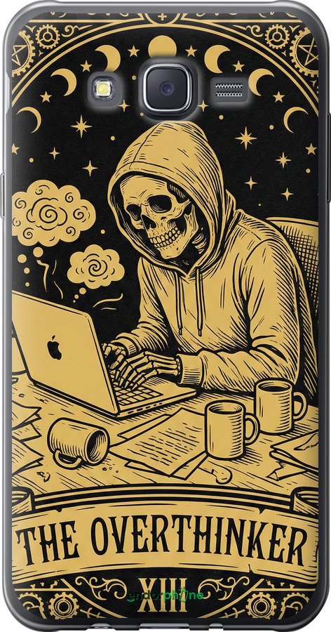 2D пластиковий чехол The Overthinker для Samsung Galaxy J7 J700H - 6774t-101 изображение 