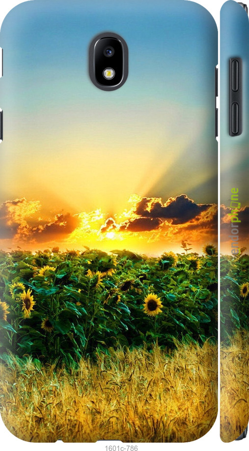 

3D пластиковий матовий чохол "Україна" для Samsung Galaxy J7 J730 (2017)