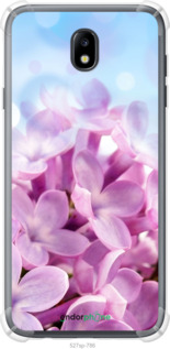 Силіконовий протиударний с посиленими кутами чехол Бузок для Samsung Galaxy J7 J730 (2017) - 527sp-786 изображение 