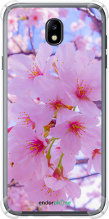 Силикон с усиленными углами чехол Сакура для Samsung Galaxy J7 J730 (2017) - 6029sp-786 изображение 