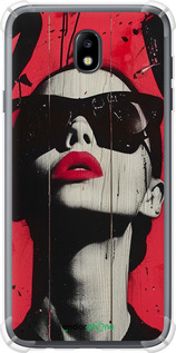 Силикон с усиленными углами чехол XO Love v1 для Samsung Galaxy J7 J730 (2017) - 6045sp-786 изображение 