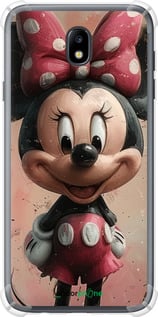 Силикон с усиленными углами чехол Minnie Mouse для Samsung Galaxy J7 J730 (2017) - 6054sp-786 изображение 