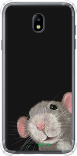 Силіконовий протиударний с посиленими кутами чехол The Peeking Rat для Samsung Galaxy J7 J730 (2017) - 6442sp-786 изображение 