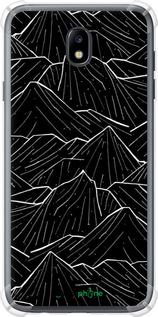 Силикон с усиленными углами чехол С изображением Темных гор для Samsung Galaxy J7 J730 (2017) - 6489sp-786 изображение 